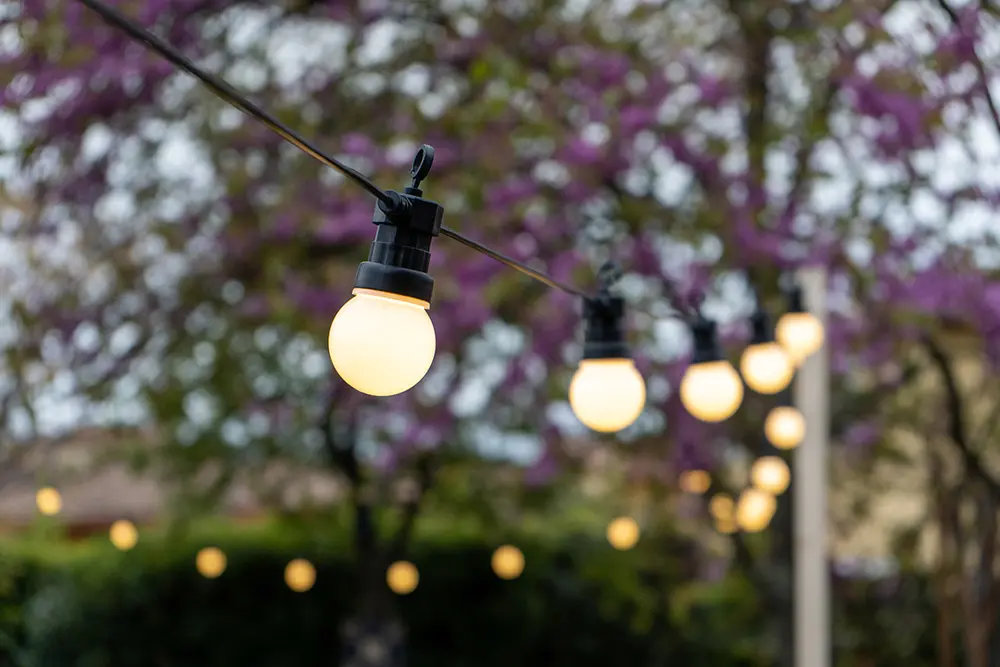 Les guirlandes solaires pour décorer son jardin
