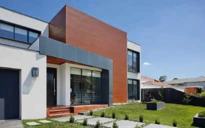 Maison moderne à cour