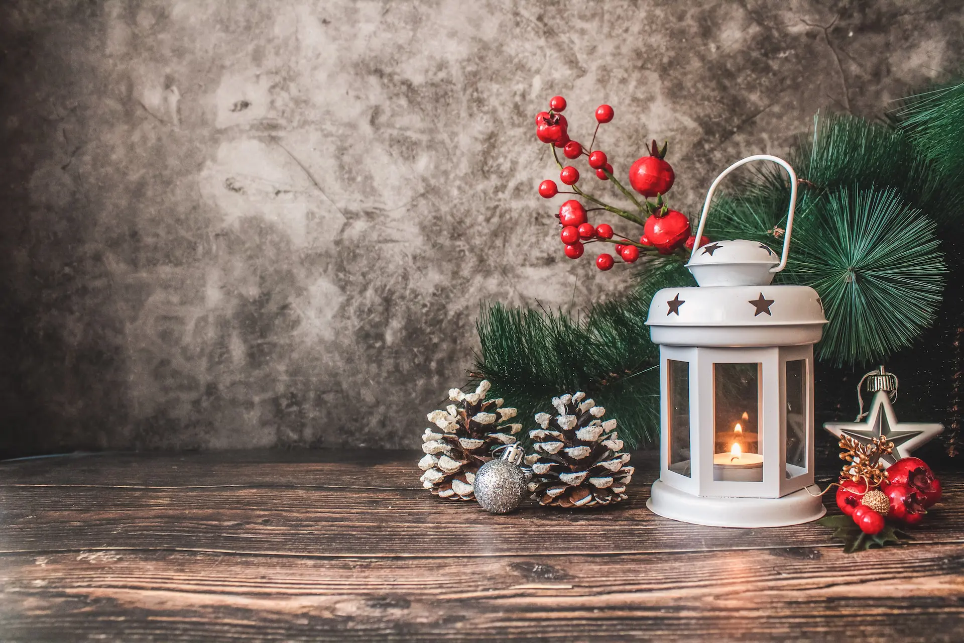 Une décoration de Noël réussie
