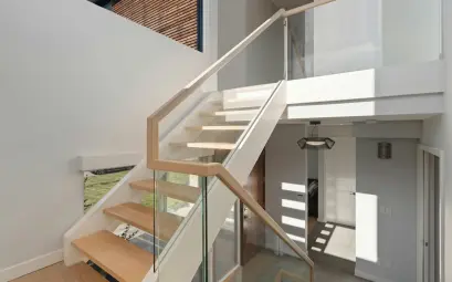 a staircase in a house