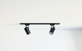 black vanity light